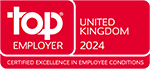 Top Employer United Kingdom 2024 logo