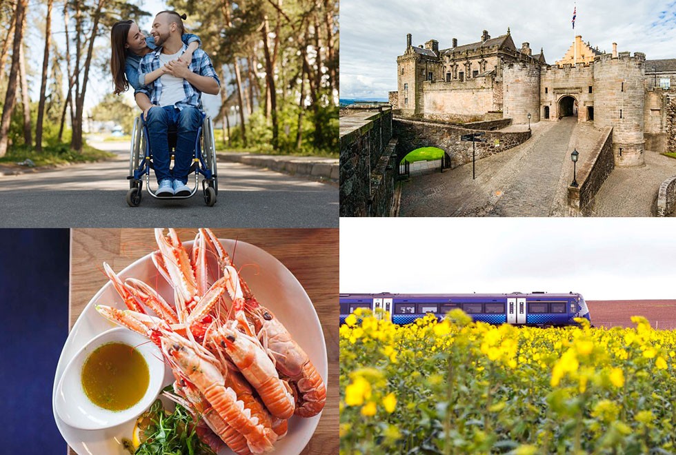 Travel Scotland using your Disabled Persons Railcard and enjoy incredible places and food with friends and loved ones.